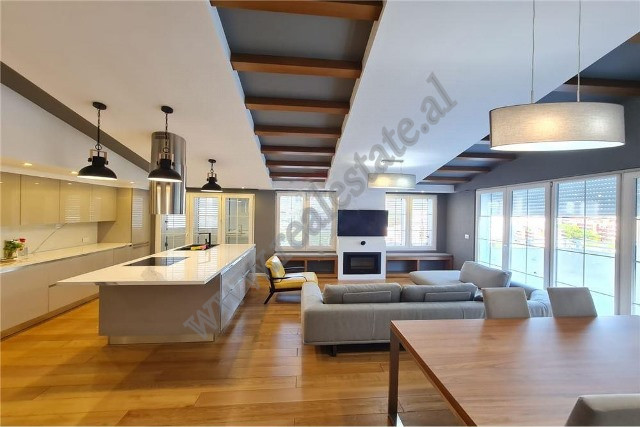 Modern three bedroom apartment for rent in Kodra e Diellit 1 residence in Tirana, Albania